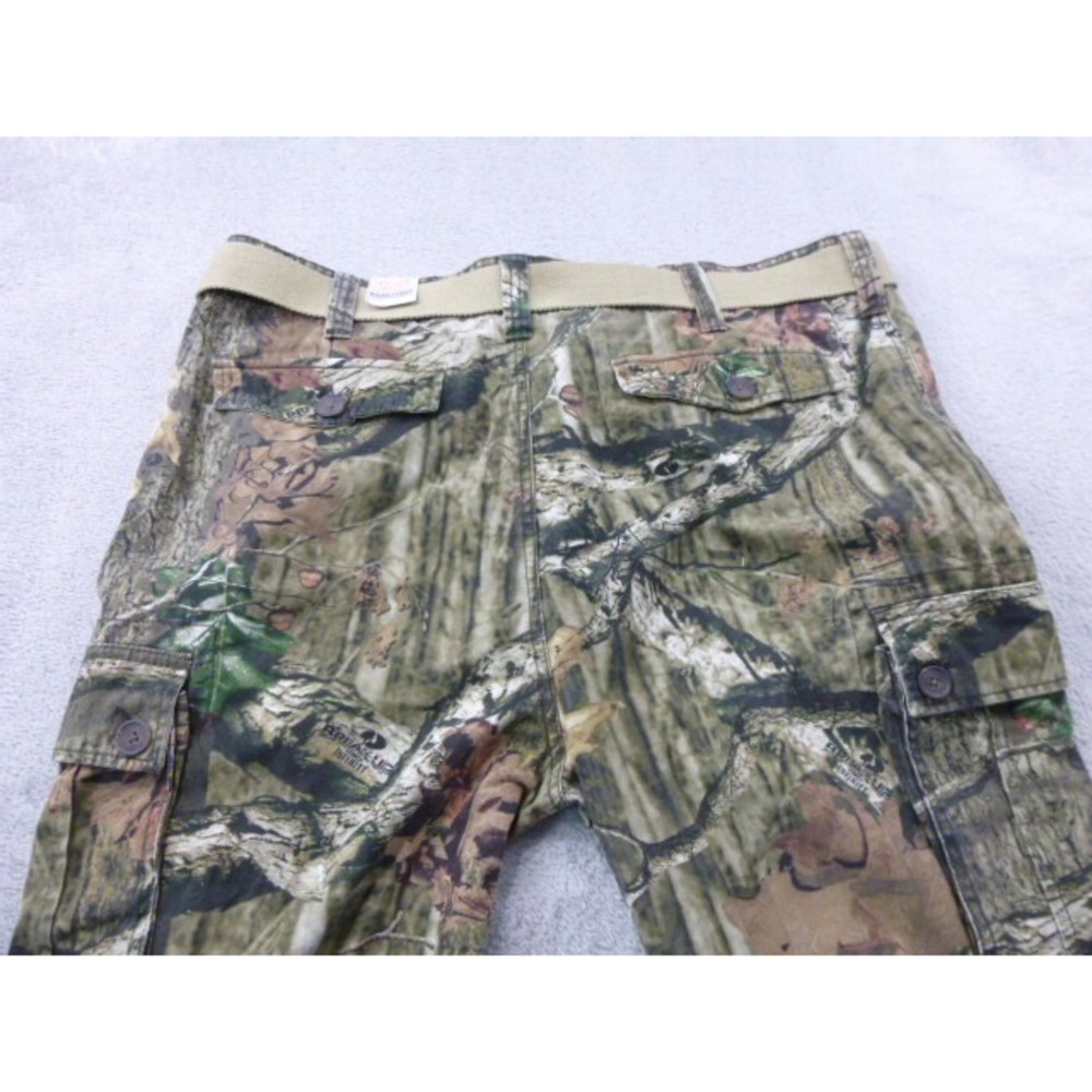 Wear First Cargo Pants Mens Size 40x30 685 Legacy Mossy Oak Infinity Camo Belted - Picture 4 of 16
